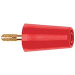 24.0160-22 + 25.0035 マルチコンタクト テストアダプタ， 4mm プラグ， 4mm ソケット， 赤 24.0160-22 + 25.0035 MULTI-CONTACT