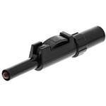 931824100 Black retractable shroud plug，4mm Hirschmann Test & Measurement