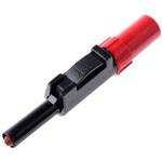 931824101 Red retractable shroud plug，4mm Hirschmann Test & Measurement
