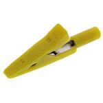 ヒルシュマン 930317803 わに口クリップ 8A 4mm， 黄 Hirschmann Test & Measurement