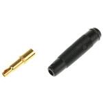931804700 Hirschmann Test & Measurement バナナプラグ 真鍮 48mm 黒 Hirschmann Test & Measurement