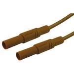 934075105 Hirschmann Test & Measurement テストリード線 1000V ac/dc， 茶， 1m(934075105) Hirschmann Test & Measurement