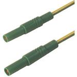 Hirschmann Test & Measurement テストリード線 1000V ac/dc， 緑， 黄， 2m Hirschmann Test & Measurement