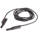 934089100 Hirschmann Test & Measurement テストリード線 1000V ac/dc， 黒， 2m(934089100) Hirschmann Test & Measurement