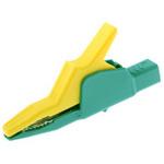 972405188 ヒルシュマン 972405188 わに口クリップ 32A 30mm， 緑， 黄 Hirschmann Test & Measurement