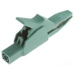 972405104 ヒルシュマン 972405104 わに口クリップ 32A 30mm， 緑 Hirschmann Test & Measurement