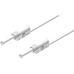 975695707 Hirschmann Test & Measurement テストリード線， 白， 50cm Hirschmann Test & Measurement