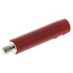 マルチコンタクト バナナプラグ 真鍮 29.5mm 赤 MULTI-CONTACT