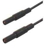 Hirschmann Test & Measurement テストリード線 1000V ac/dc， 黒， 2m(934076100) Hirschmann Test & Measurement