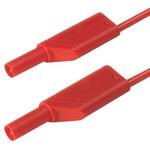934086101 Hirschmann Test & Measurement テストリード線 1000V ac/dc， 赤， 25cm(934086101) Hirschmann Test & Measurement