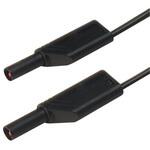 934086100 Hirschmann Test & Measurement テストリード線 1000V ac/dc， 黒， 25cm(934086100) Hirschmann Test & Measurement