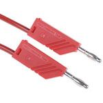 934093101 Hirschmann Test & Measurement テストリード線 30 V ac， 60 V dc， 赤， 1.5m(934093101) Hirschmann Test & Measurement