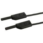 975694700 Hirschmann Test & Measurement テストリード線， 黒， 25cm Hirschmann Test & Measurement