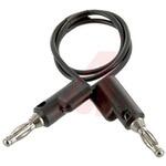 BU-2020-A-12-0 Mueller テストリード線 300V， 黒， 30cm(BU-2020-A-12-0) MUELLER ELECTRIC