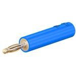 24.0115-23 マルチコンタクト テストアダプタ， 2mm プラグ， 4mm ソケット， 青 24.0115-23 MULTI-CONTACT