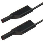 934195100 Hirschmann Test & Measurement テストリード線 1000V ac/dc， 黒， 1m(934195100) Hirschmann Test & Measurement