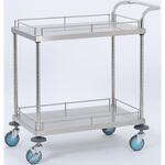 カラーキャスター付ワゴン(SUS304/2段) キャニオン
