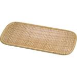 竹風メラミンプレート巻渕白 角細 萬洋