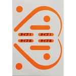 5707-KR フック用蛍光ステッカー 谷沢製作所