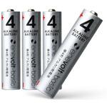 3R-EVA44 enevolt エネボルト Basic アルカリ乾電池 単4形 4本セット スリーアールソリューション