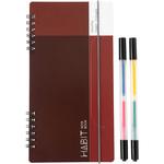 NW-SA504-2 ハビット マーカー&ノート A5slim/2 ナカバヤシ