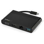 USB Type-C接続マルチアダプタ HDMI/VGA対応 1x USB-A StarTech.com