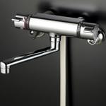 KF800WTHS (寒)サーモスタット式シャワー(撥水)170mmパイプ付 KVK