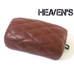 HEAVENS ヘブンズ 牛本革ピリオンシート 牛本革 ピリオンシート ブラウン | オートバイのカスタムシート