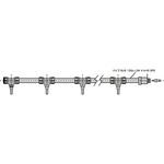 10ZB6221 パイプ SUS13Su L34ナット付 SFS スーパー工業