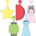 七夕 わくわく短冊(こより一体型) アルファ