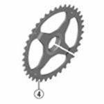 Y0J338000 SM-CRE50 チェーンリング38T 1個 SHIMANO(シマノ 