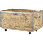 164618 スタッキングボックスL キャスター付 ナチュラル LFS-172 東谷