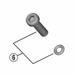 Y2RR98030 BL-M8100 取付ボルト(M5X18)/Oリング SHIMANO(シマノ)