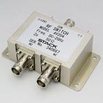 同軸2切換器 BNC型ジャック 内部終端なし シングルステーブル