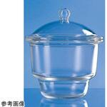 デシケーター 玉蓋付 硝子製 中板無 BRAND