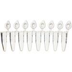 BMSC0200281 UltraFlux I 8-Strip Tubes with Individually-Attached Flat Caps， Assorted BMSC0200281シリーズ ビーエム機器