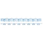 QPCR-8C リアルタイムPCR 8連チューブ用キャップ フラットトップ 0.2ml ナチュラル QPCR-8Cシリーズ ビーエム機器