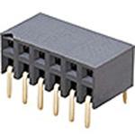 ナイロン/PBT製品 ピンヘッダー/FSS-42(T〇) ソケット(角ピン)2.54mmピッチ ストレート(2列) 廣杉計器