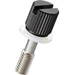 ローレットツマミ Fタイプ/ミクロブラック/PTFE 廣杉計器