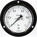 普通形圧力計(Φ75)埋込形D枠(取付穴)耐振用 AC15-231シリーズ 長野計器