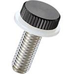 ローレットツマミ Gタイプ/ミクロブラック/PTFE 廣杉計器