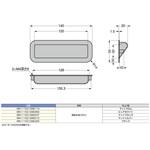 埋込取手 MN1115Z型 LAMP(スガツネ)