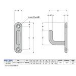 ステンレス鋼製フック LAMP(スガツネ)