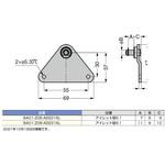 BA01-Z06-AISI316L ステンレス鋼製ブラケット LAMP(スガツネ)
