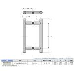 ステンレス ドアハンドル