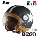BE-110-STAR-L BEON スモールジェットヘルメット B110 スター