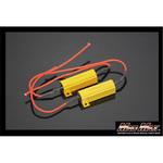 MM50-0180-01 LEDウインカー ハイフラ防止抵抗器2個SET 12V/50W/6Ω MAD MAX(マッドマックス)