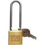 TWE ステンレス吊長 南京錠 アイアイ