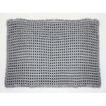 7019 ワッフルバスマット 45×60cm グレー マルナカ