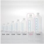 投薬瓶 青目盛 300ml/未滅菌 40本入 アズワン
